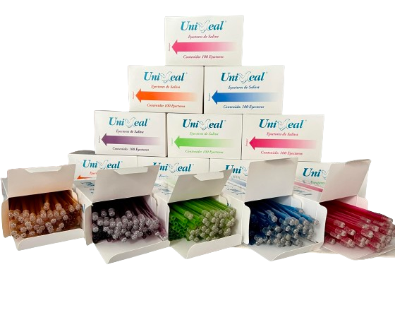 Eyectores Dentales UniSeal Varios 100pcs - Deposito Dental DentalShopMX