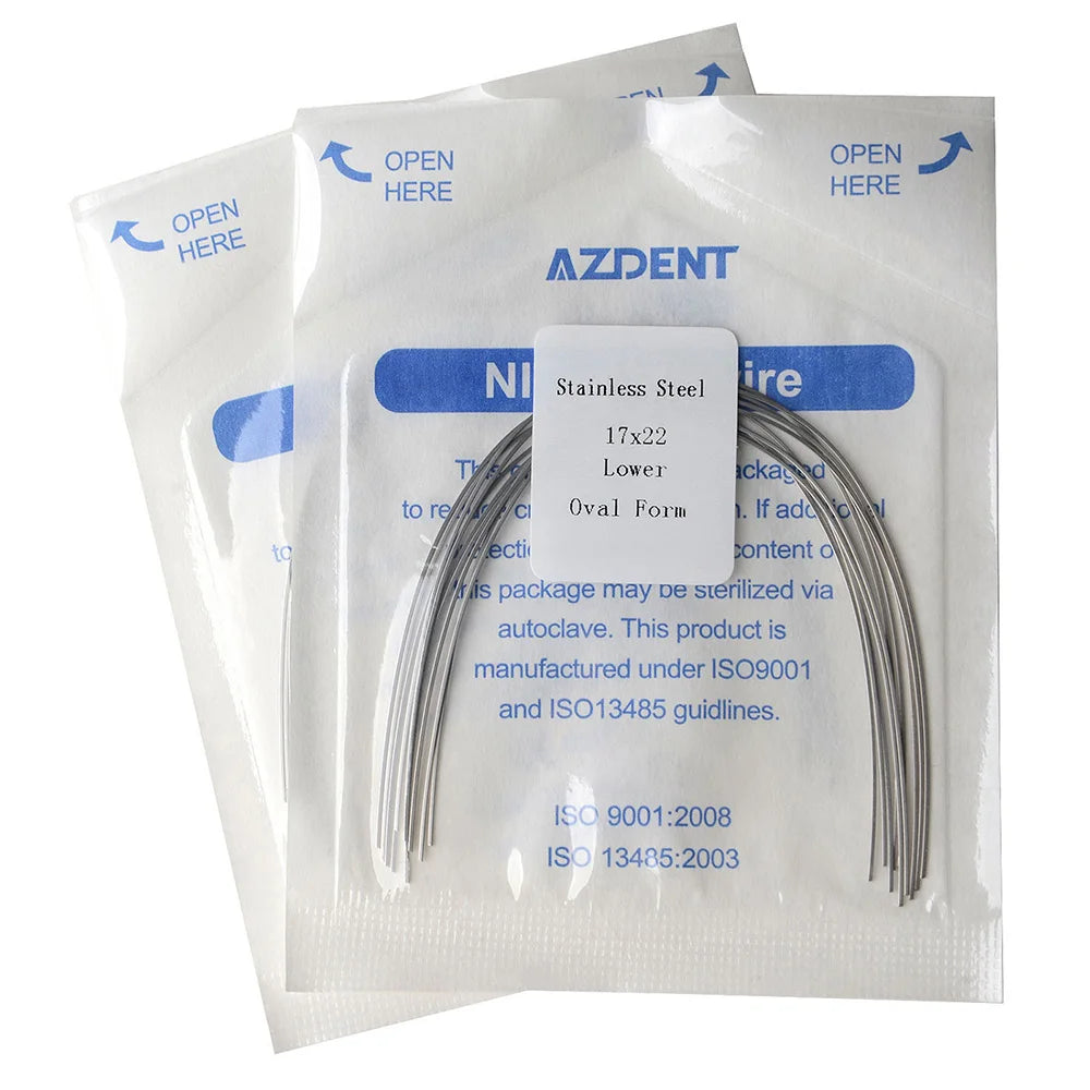 Arco Dental de Acero Inoxidable Perfil Cuadrado - Deposito Dental DentalShopMX