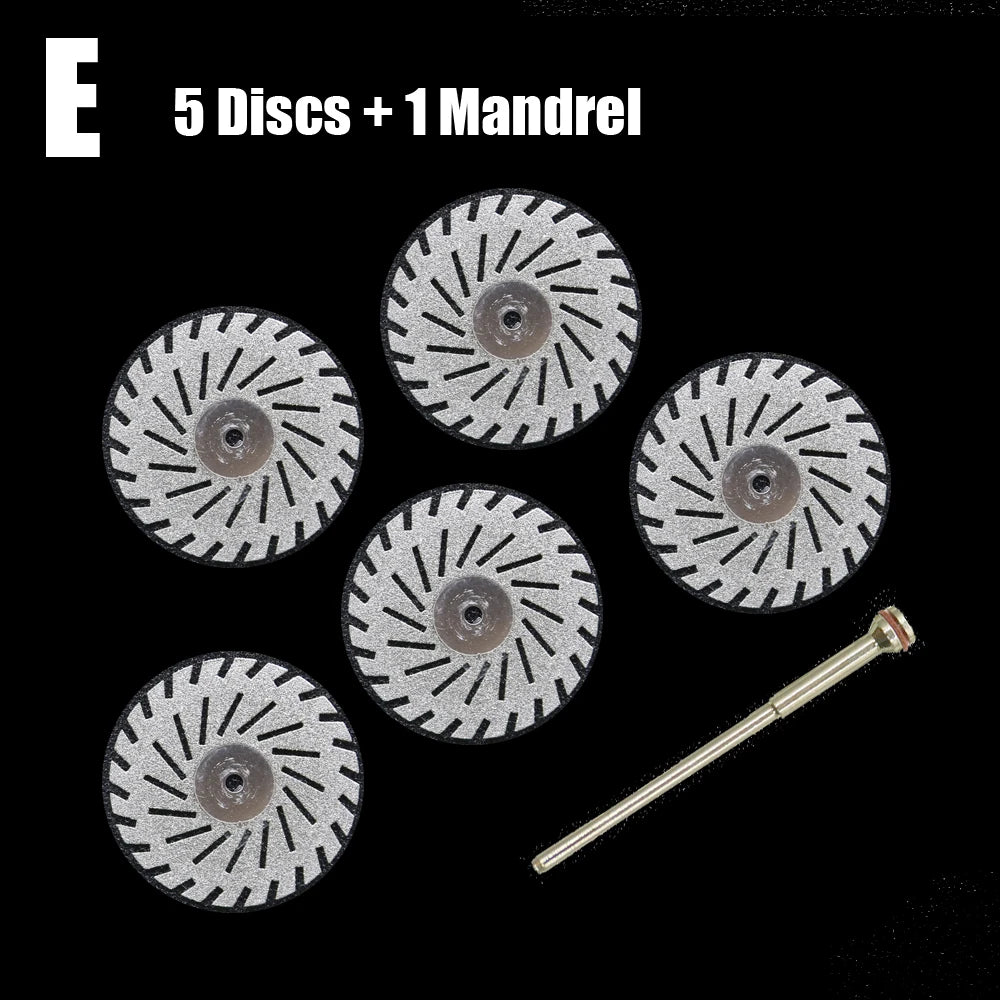 Discos de Diamante laboratorio dental 5pcs - Deposito Dental DentalShopMX