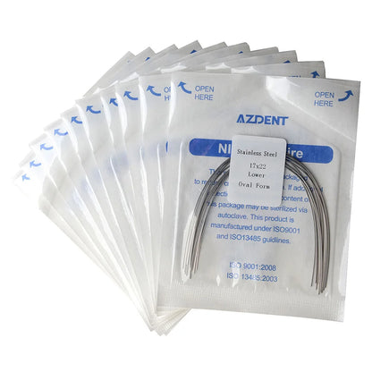 Arco Dental de Acero Inoxidable Perfil Cuadrado - Deposito Dental DentalShopMX