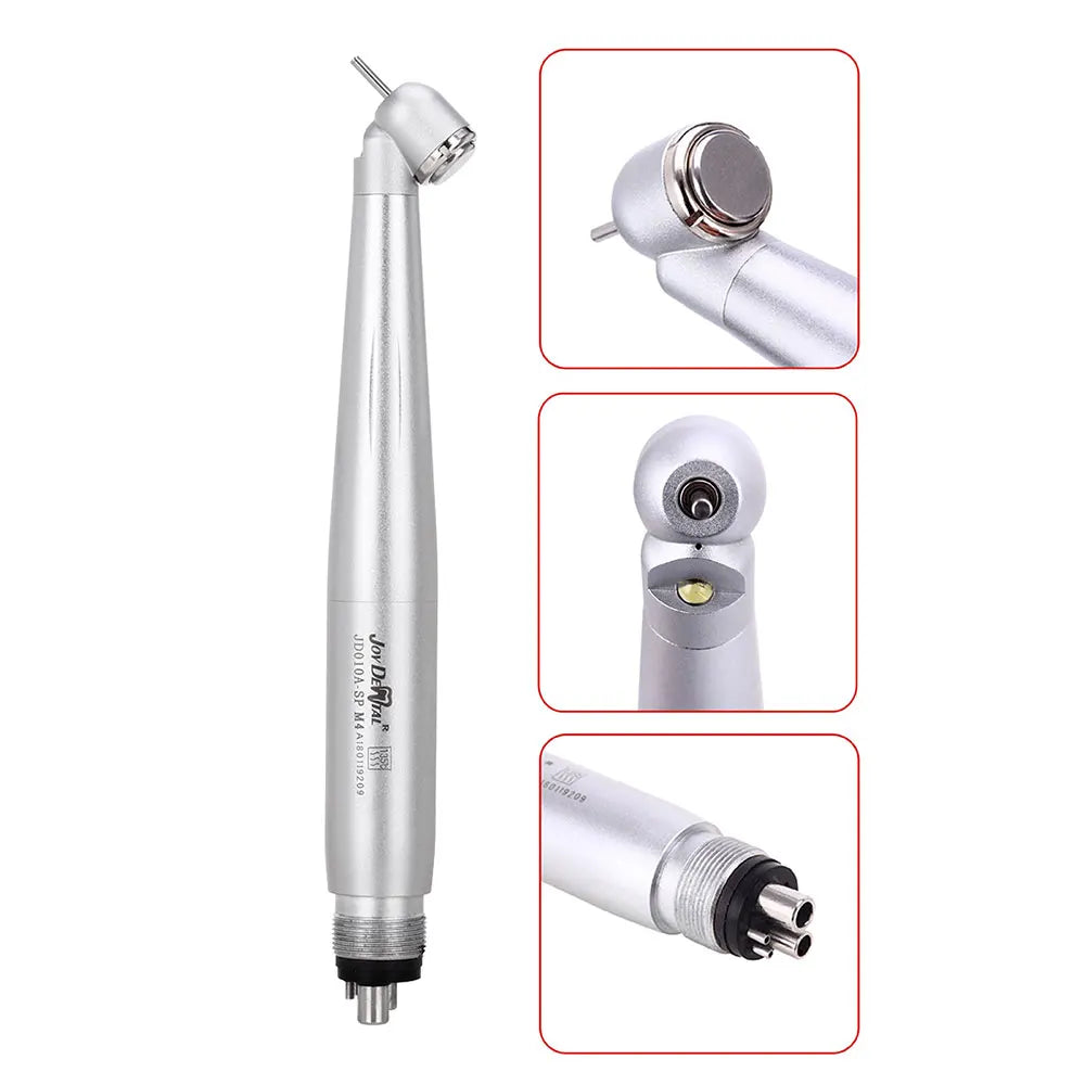 Pieza de Mano Dental de Alta con Cabezal a 45° Generador y LED - Deposito Dental DentalShopMX