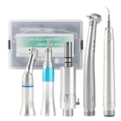 Kit de Piezas de Mano Dental Alta y Baja con Escariador de Aire - Deposito Dental DentalShopMX