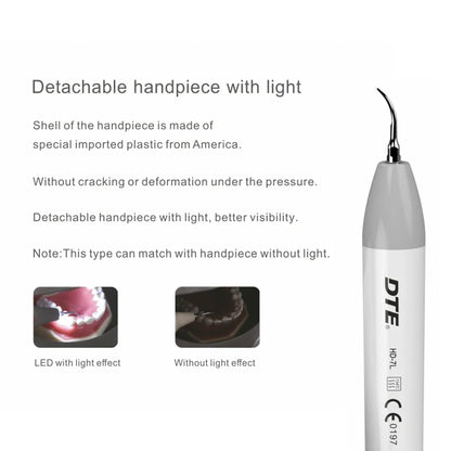 Escariador Dental Ultasonico con LED Woodpecker - Deposito Dental DentalShopMX