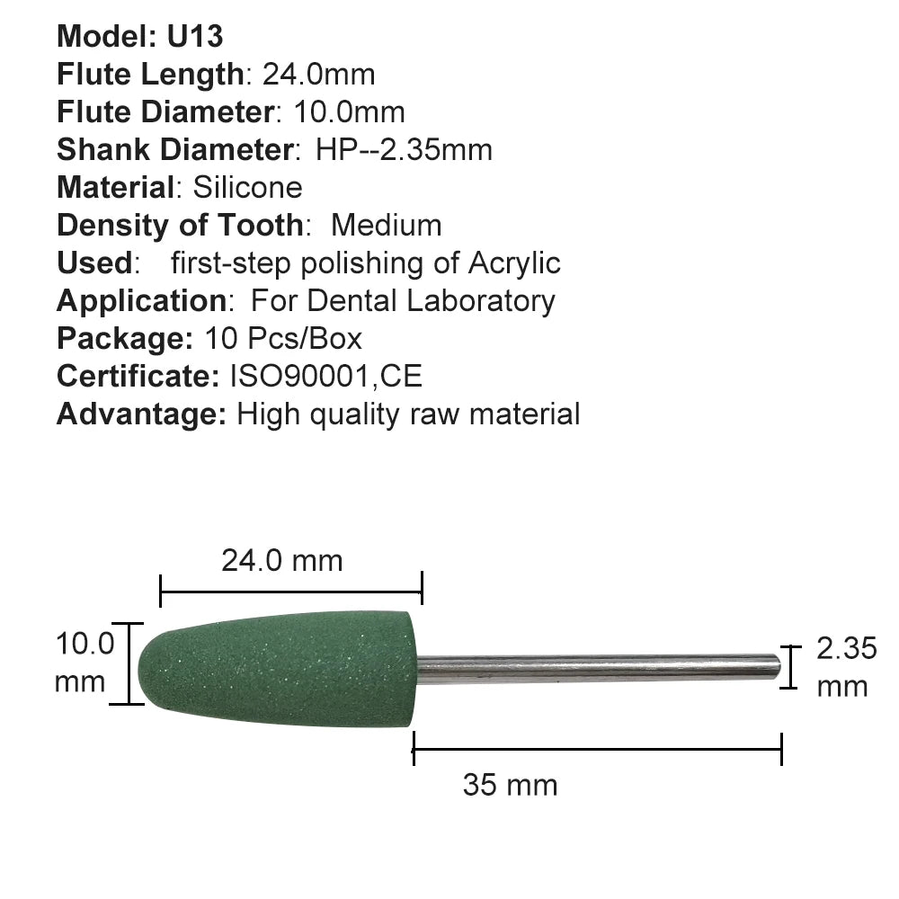 Kit de Corte y Pulido de Acrilico Silicon para Laboratorio Dental - Deposito Dental DentalShopMX