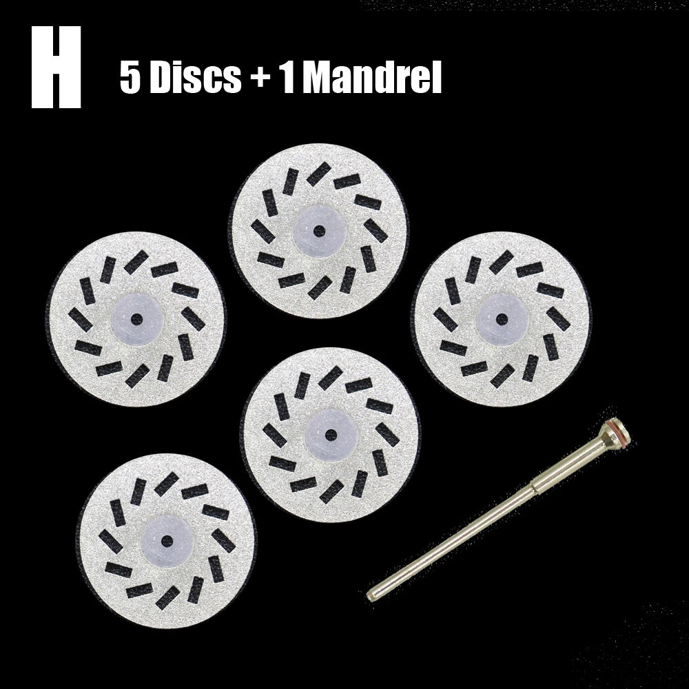 Discos de Diamante laboratorio dental 5pcs - Deposito Dental DentalShopMX