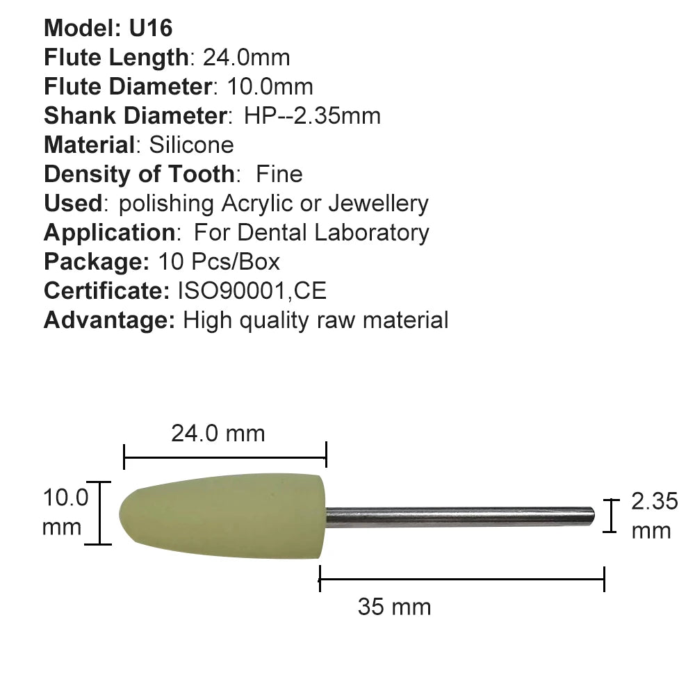 Kit de Corte y Pulido de Acrilico Silicon para Laboratorio Dental - Deposito Dental DentalShopMX