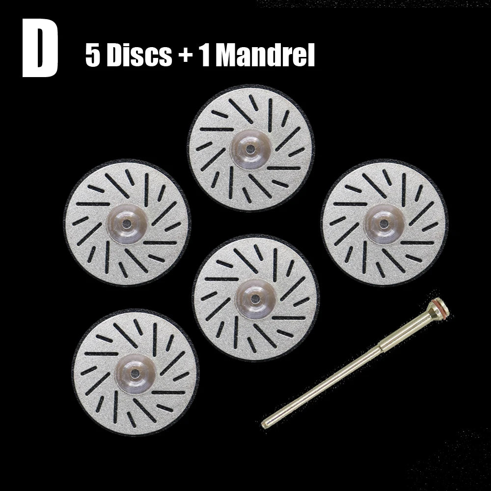 Discos de Diamante laboratorio dental 5pcs - Deposito Dental DentalShopMX