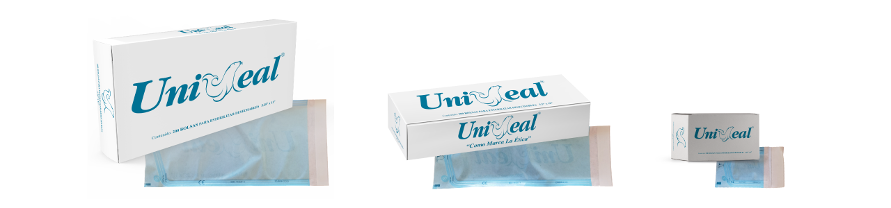 Bolsas para Esterilizar UniSeal Caja/200pcs - Deposito Dental DentalShopMX