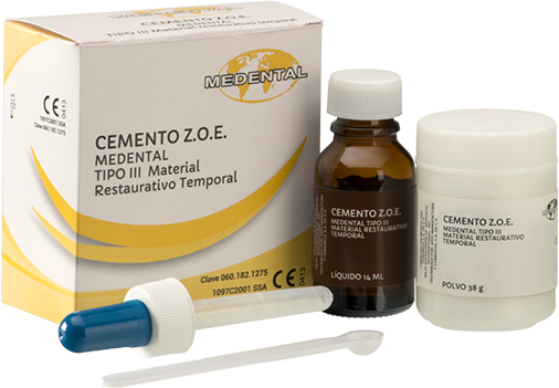 Cemento ZOE Tipo III MEDENTAL - Deposito Dental DentalShopMX