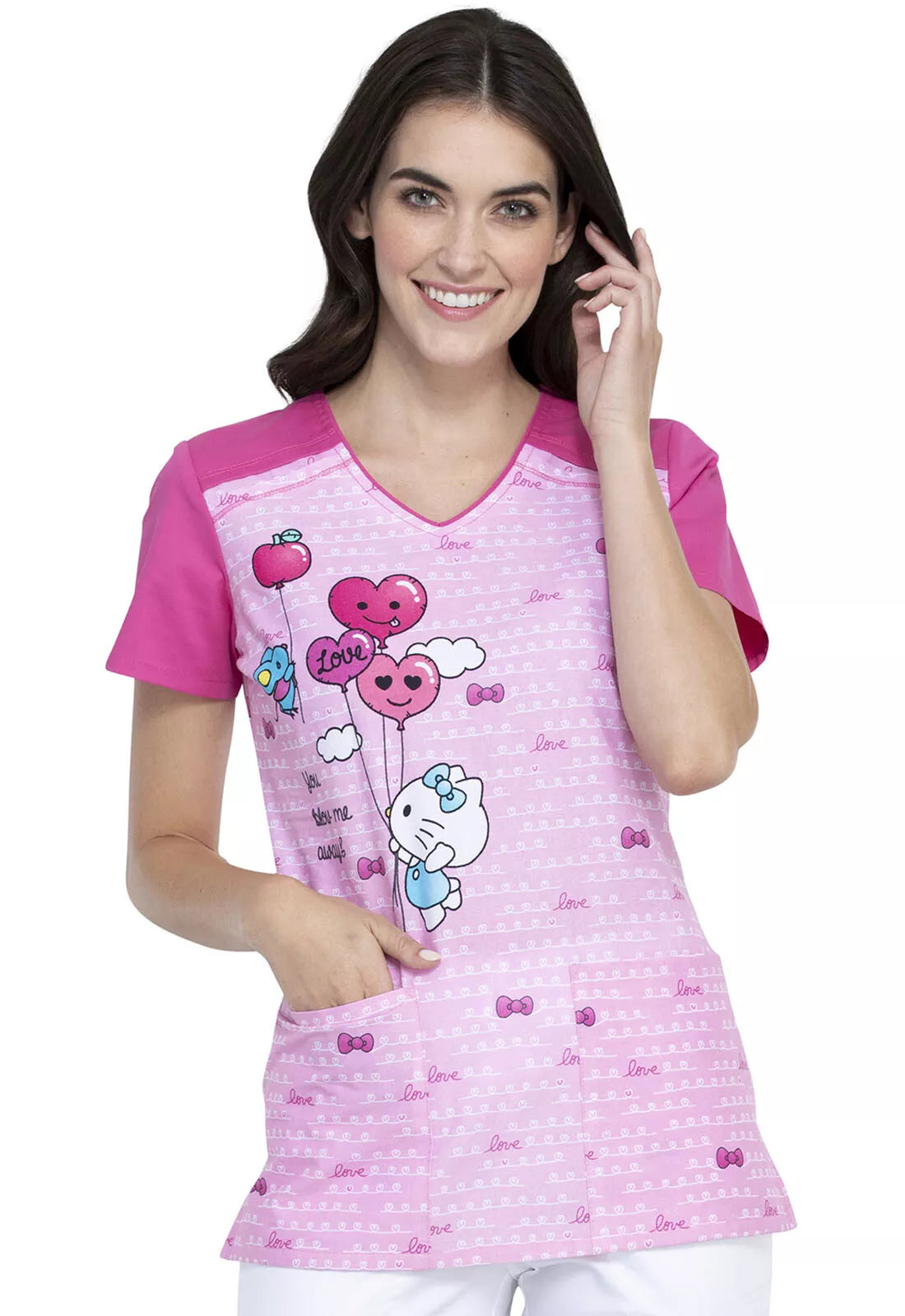 Filipina Médica Mujer Cherokee Hello Kitty - Deposito Dental DentalShopMX